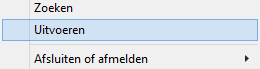 link uitvoeren