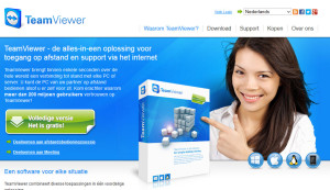 Voorbeeld: Teamviewer app
