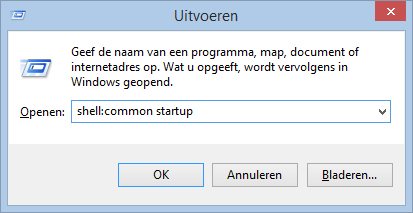 venster uitvoeren