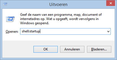 venster uitvoeren